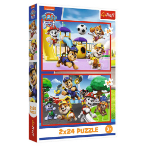 Puzzle "2x24" - Doggy day of fun / Viacom PAW Patrol