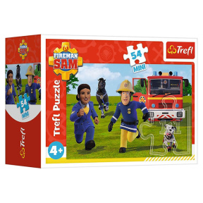 Puzzle"54mini" - Fireman Sam on standby