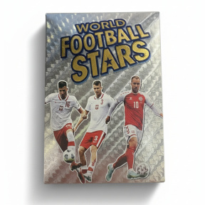 Set de carduri WFS (55 buc.) plastic, argintiu