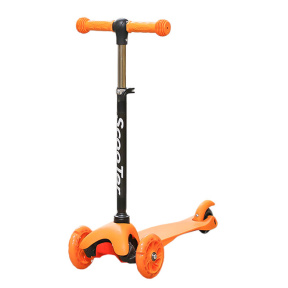 Trotinetă pentru copii, „Scooter” cu 3 roți, oranj