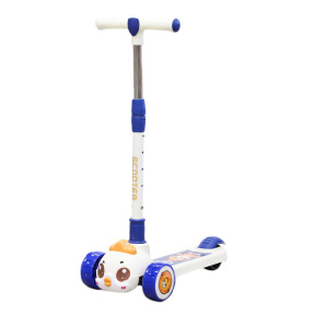 Детский самокат "Цыплёнок" c 3-мя колесами, синий