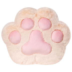 Подушка лапка кремовая h=33 см