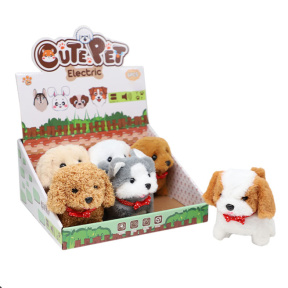 Cățel din pluș interactiv