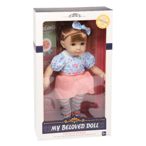 Кукла "Jelena My beloved doll" с одеждой и бантом 36 см