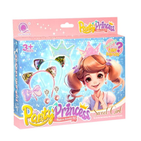 Набор украшений, Party Princess, с ободком и аксессуарами, в ассортименте