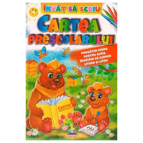 Învăț să scriu A4. Cartea preșcolarului