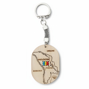 Breloc Harta Moldovei (oval)