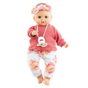 Păpușă Sonia în bluză roșie 36 cm