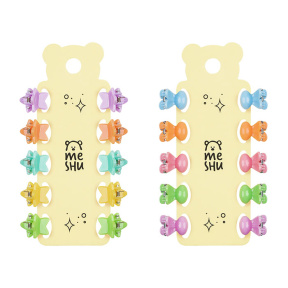 Agrafe MESHU Culori Pastel, 10 buc.