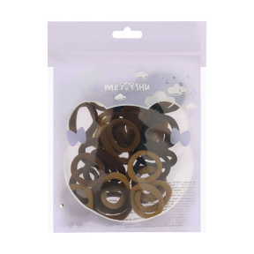 Резинки для волос MESHU Темный ассорти 40 шт.