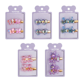 Заколки для волос MESHU Перламутр ассорти, 2 шт.