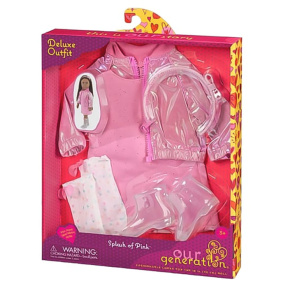 Set îmbrăcăminte Our Generation 46 cm Splash of Pink