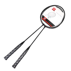 Ракетки для бадминтона с чехлом, черные