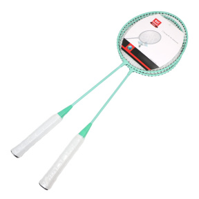 Ракетки для бадминтона с чехлом, зеленые