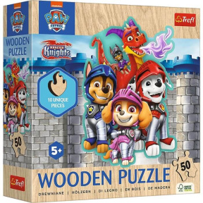 Puzzle "50 Wooden Contour Puzzle" - Adventures with PAW Patrol / PAW Patrol