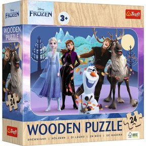 Puzzle "24 Wooden Puzzle" - Amazing Frozen / Disney Frozen 2