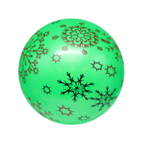 Мяч надувной, 22 см, зеленый