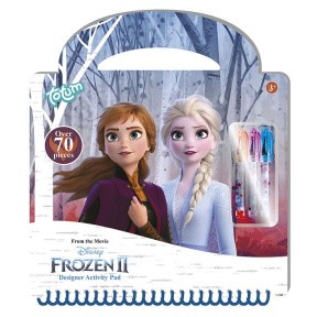 Набор для творчества с трафаретами, наклейками и гелевыми ручками Frozen