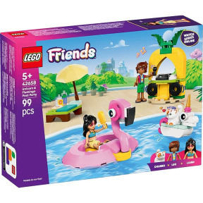 Конструктор LEGO Friends Вечеринка у бассейна с единорогами и фламинго