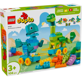 Конструктор LEGO Duplo Динозавры на колесах