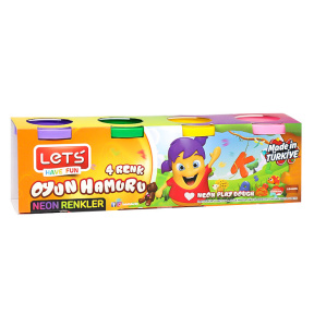 Set pentru modelare "Neon colors", 4*115 gr.