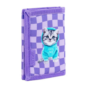 Portmoneu Kite Studio Pets mov șah