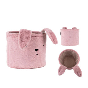 Coș de depozitare Kite 3100 Lovely Rabbit 30x25 cm, pluș, roz
