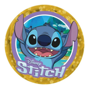 Попрыгунчик с глитером Stitch, 10 см