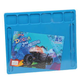 Planșă de modelaj cu decor A5 albastru