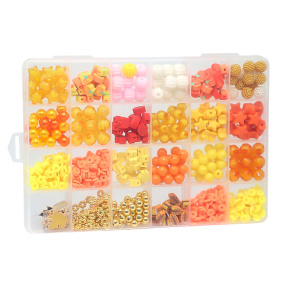 Набор для изготовления браслетов с 24 видами бусин