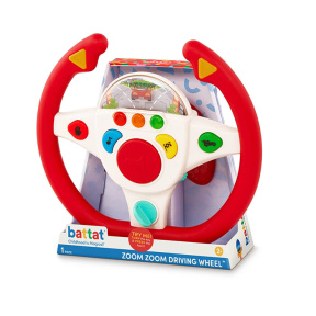 Интерактивная Игрушка Музыкальный Руль, красный