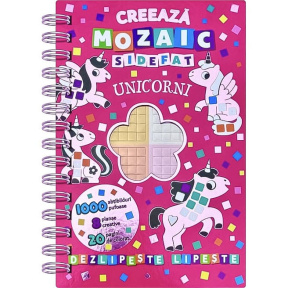 Unicorni. Mozaic sidefat