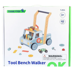 Деревянный набор инструментов "Грузовик-ходунок"