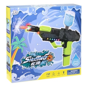 Электрический водный пистолет со светом, зеленый