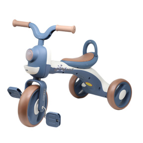 Детский трехколесный велосипед, синий