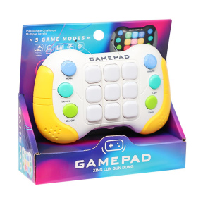 Consolă electronică  albă-galbenă