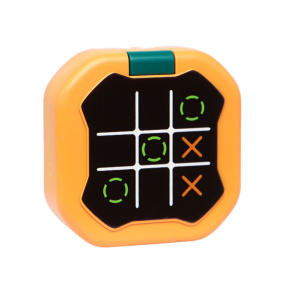 Портативная игра в крестики-нолики, оранжевая