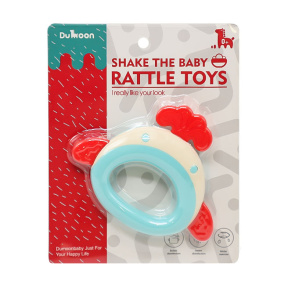 Погремушка-прорезыватель, кит