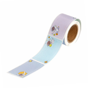 Etichete autocolante 4,5х2,5 cm, 100 buc, În Spațiu