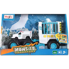 Mașină MAISTO FM Monster Transport 4x4 alb