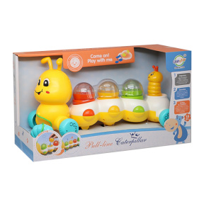 Jucărie rulantă "Omida" cu lumină și sunet