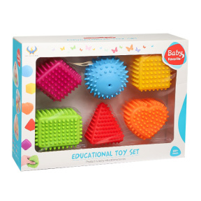 Набор сенсорных геометрических фигур  6 шт