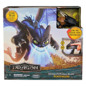 Интерактивная игрушка Ночная Фурия с плазменным залпом