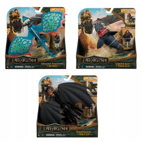 Figurină viking și dragon