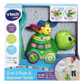 Cărucior interactiv Turtle, 2 în 1 RU