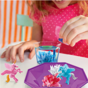 Выращивание кристаллов "Волшебный единорог", террариум, 4 цвета