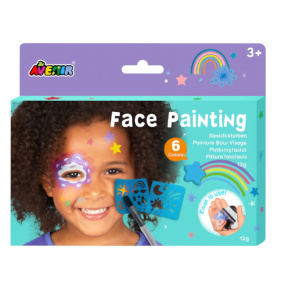 Set cristale autoadezive p-u față "Prințesă fluture", cu șabloane și culori