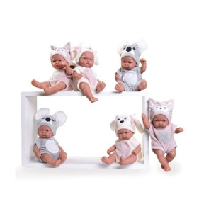 Păpuși Pitu în costume de animale 26 cm în sortiment