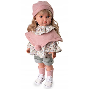 Кукла Белла в пончо 45 см