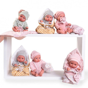 Păpuși Picolin în păturici 21 cm în sortiment